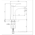 Robinet de lavabo monocommande robinet évier salle de bain